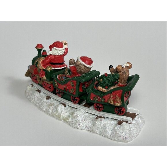 Miniature Christmas North Pole Express Santa Train By Carlton Cards 1994 B2 - Picture 4 of 7